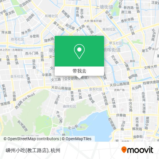 嵊州小吃(教工路店)地图