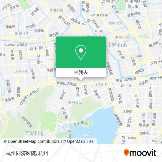 杭州同济医院地图
