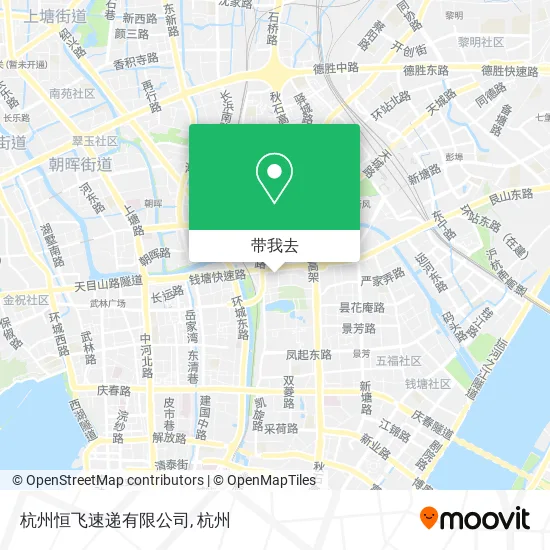 杭州恒飞速递有限公司地图