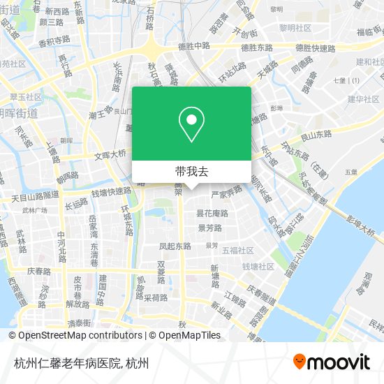 杭州仁馨老年病医院地图