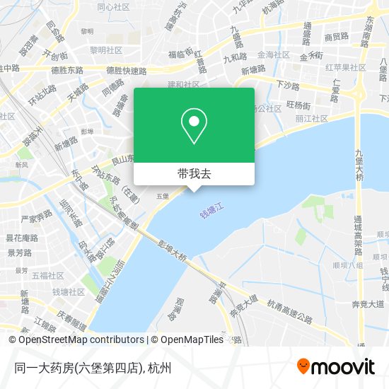 同一大药房(六堡第四店)地图