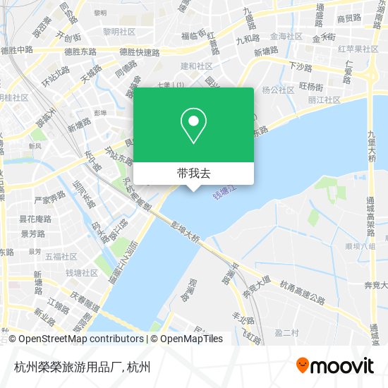 杭州榮榮旅游用品厂地图