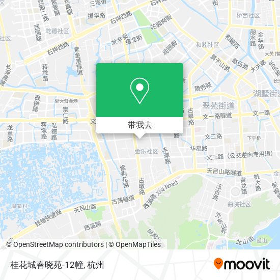 桂花城春晓苑-12幢地图