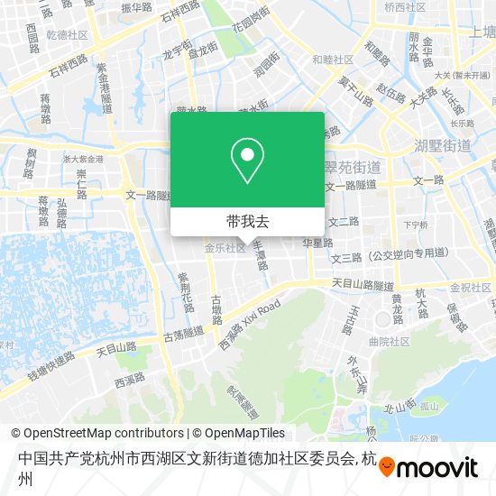 中国共产党杭州市西湖区文新街道德加社区委员会地图