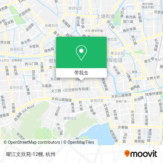 耀江文欣苑-12幢地图
