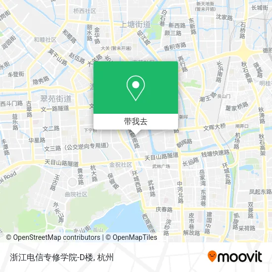 浙江电信专修学院-D楼地图