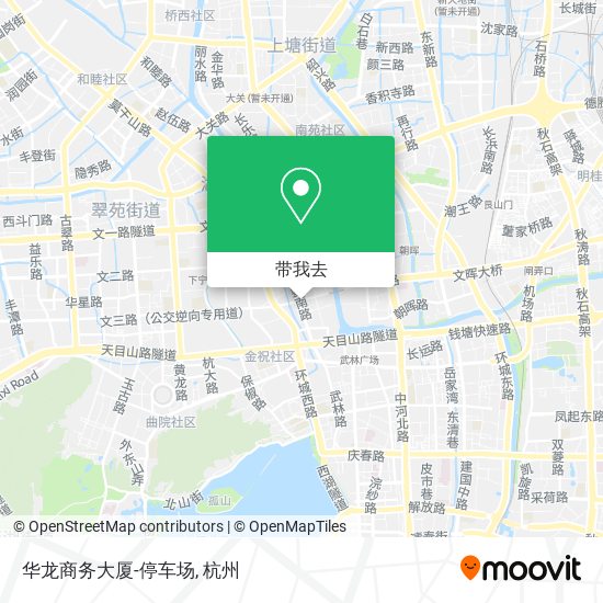 华龙商务大厦-停车场地图