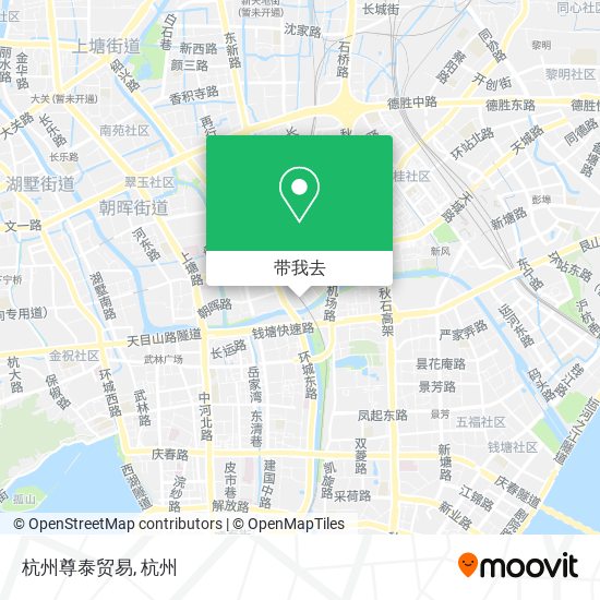 杭州尊泰贸易地图