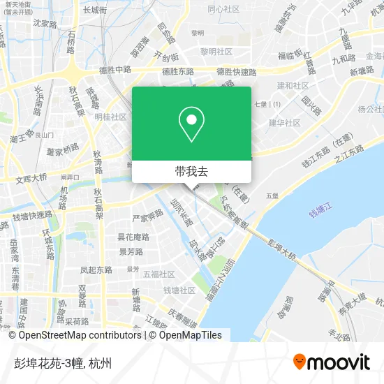 彭埠花苑-3幢地图