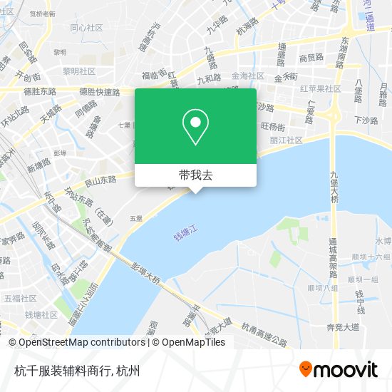 杭千服装辅料商行地图
