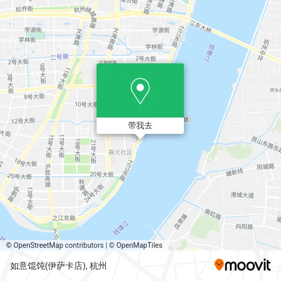 如意馄饨(伊萨卡店)地图