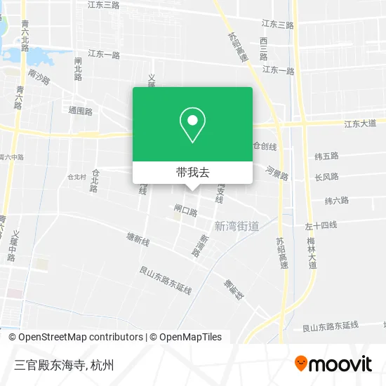 三官殿东海寺地图
