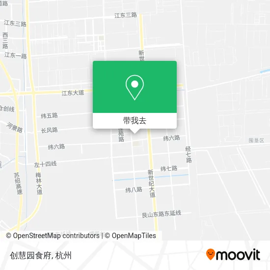 创慧园食府地图