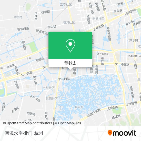 西溪水岸-北门地图