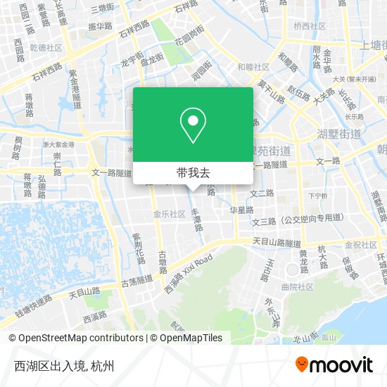 西湖区出入境地图