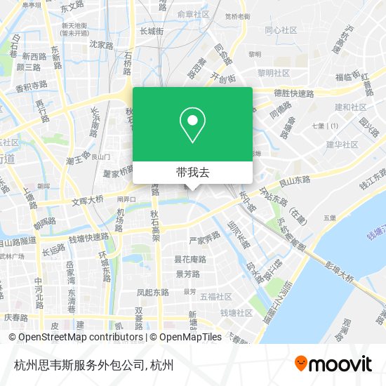 杭州思韦斯服务外包公司地图