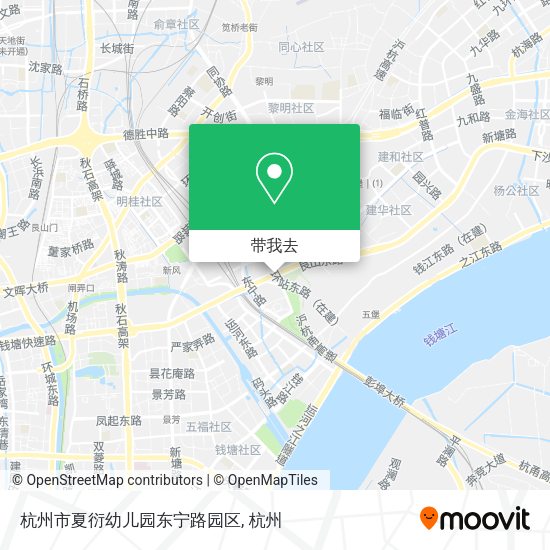 杭州市夏衍幼儿园东宁路园区地图
