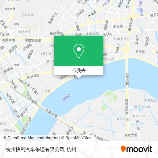 杭州快利汽车修理有限公司地图