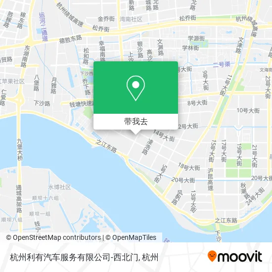 杭州利有汽车服务有限公司-西北门地图