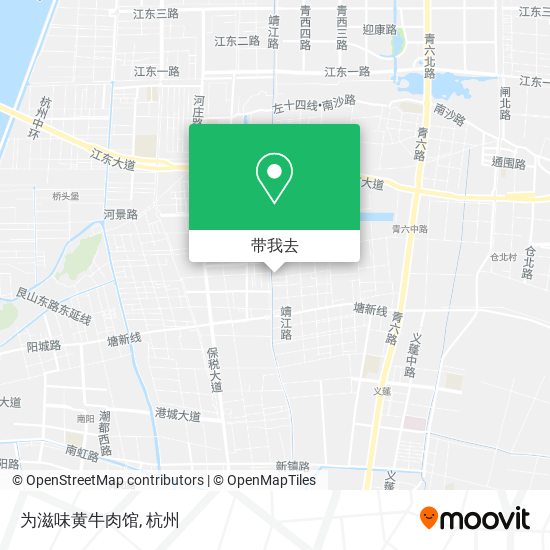 为滋味黄牛肉馆地图