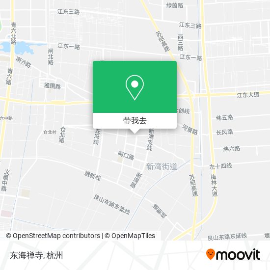 东海禅寺地图