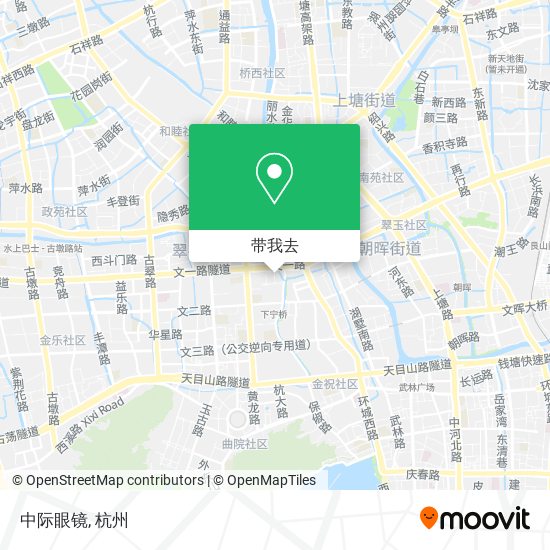 中际眼镜地图