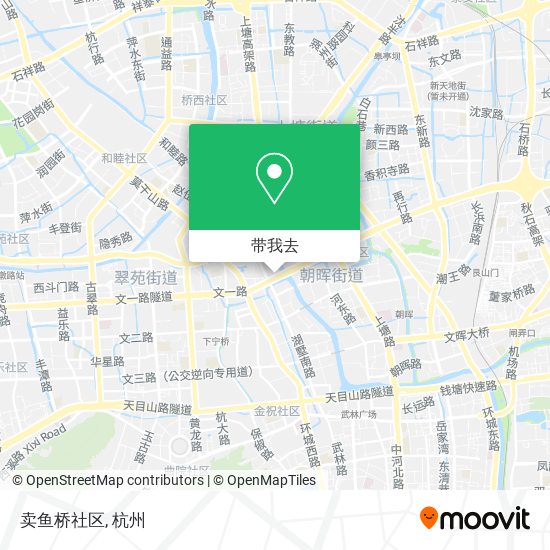 卖鱼桥社区地图