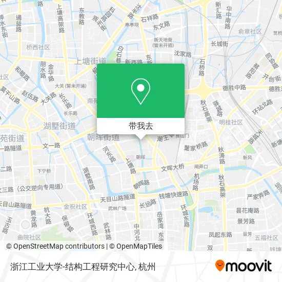 浙江工业大学-结构工程研究中心地图