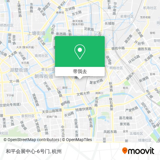 和平会展中心-6号门地图