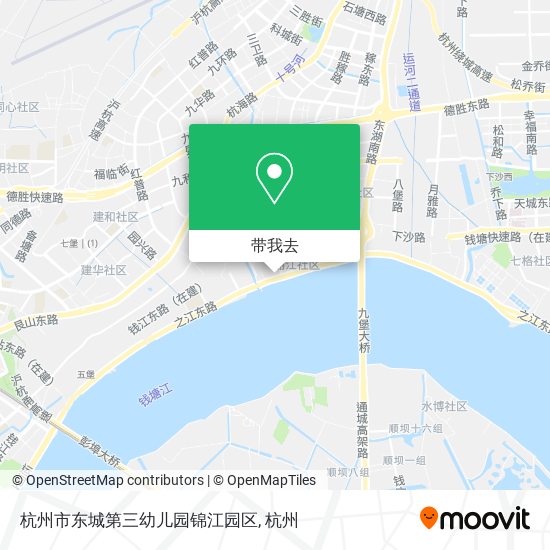 杭州市东城第三幼儿园锦江园区地图