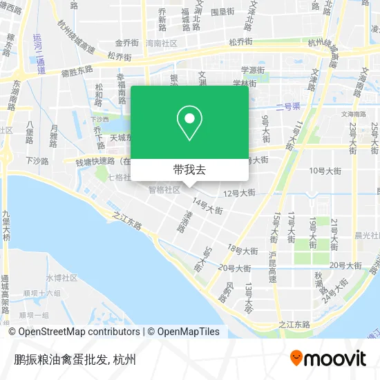 鹏振粮油禽蛋批发地图