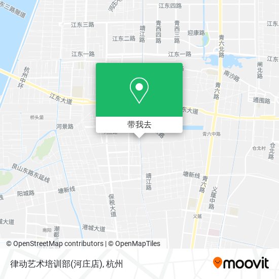 律动艺术培训部(河庄店)地图