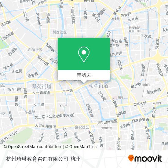 杭州琦琳教育咨询有限公司地图