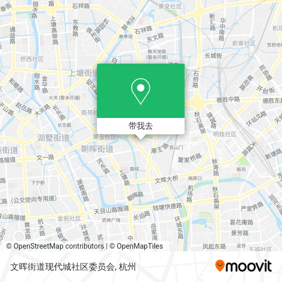 文晖街道现代城社区委员会地图