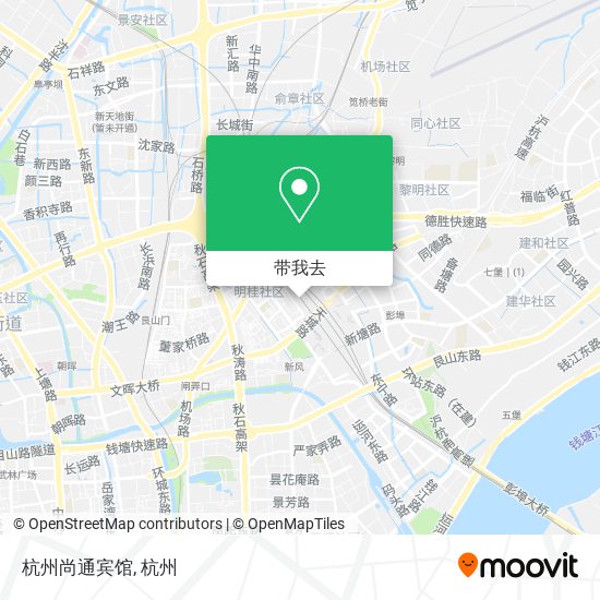 杭州尚通宾馆地图