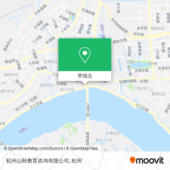 杭州山秋教育咨询有限公司地图