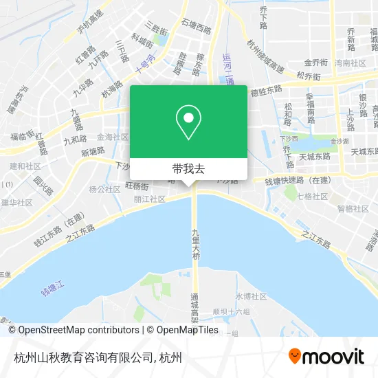 杭州山秋教育咨询有限公司地图
