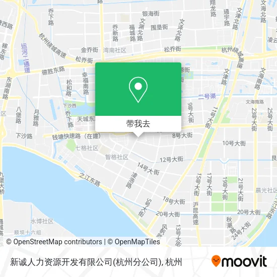 新诚人力资源开发有限公司(杭州分公司)地图
