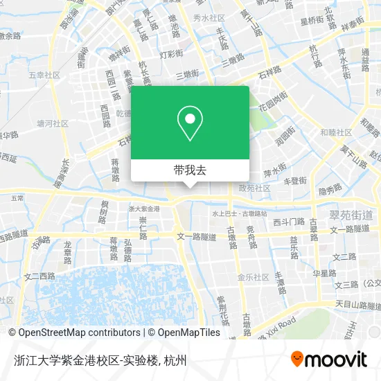 浙江大学紫金港校区-实验楼地图