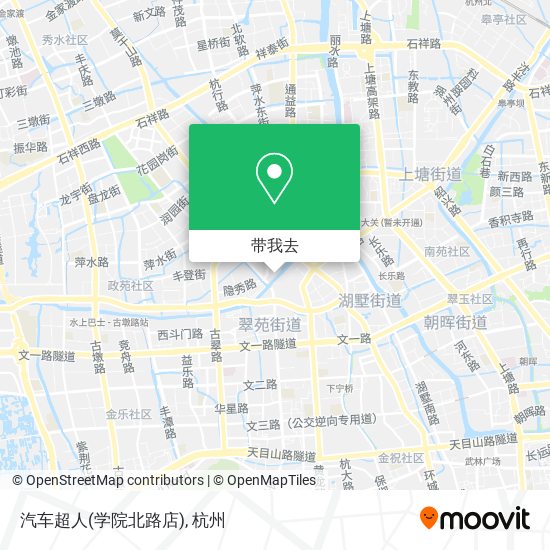 汽车超人(学院北路店)地图