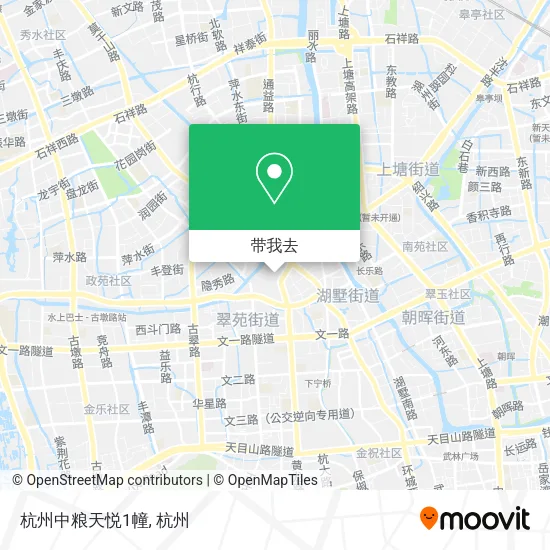杭州中粮天悦1幢地图