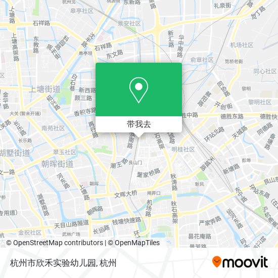 杭州市欣禾实验幼儿园地图