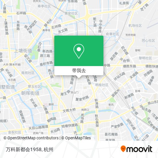 万科新都会1958地图