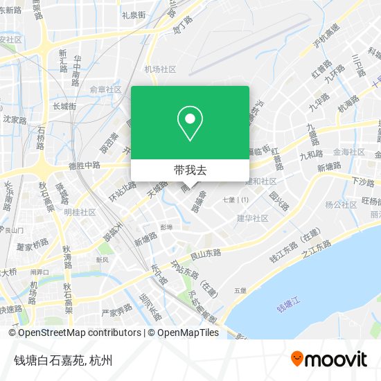 钱塘白石嘉苑地图