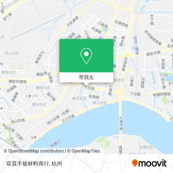 双晨手板材料商行地图