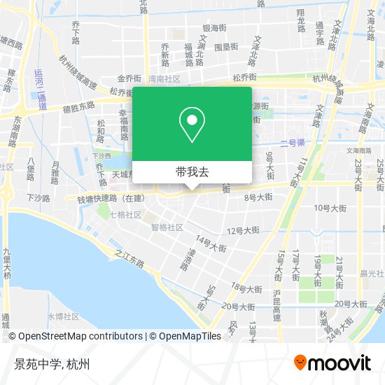 景苑中学地图