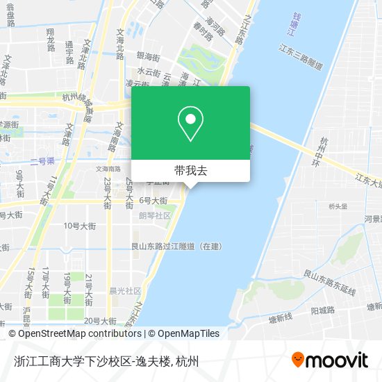 浙江工商大学下沙校区-逸夫楼地图