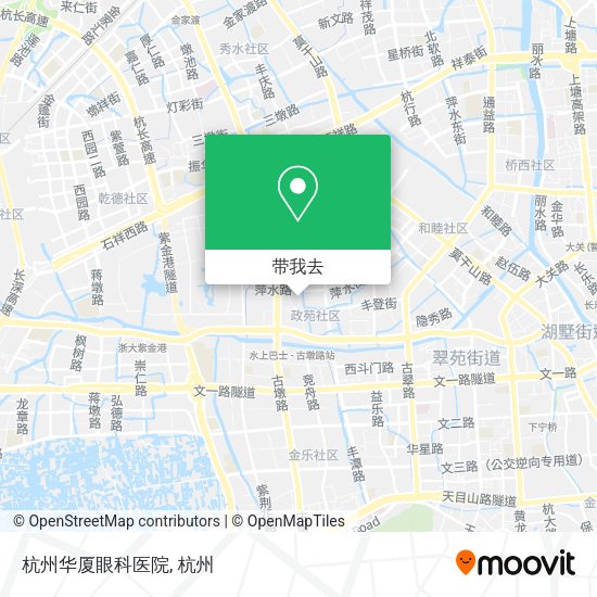 杭州华厦眼科医院地图