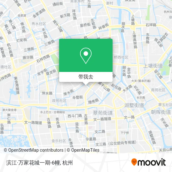 滨江·万家花城一期-6幢地图