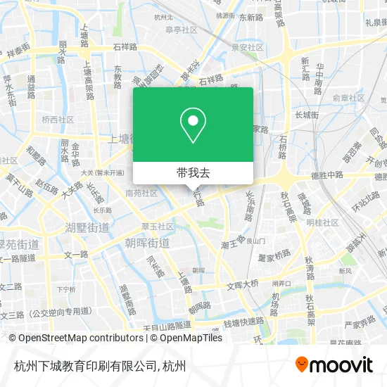 杭州下城教育印刷有限公司地图
